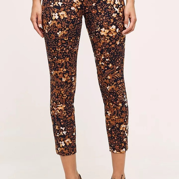 ANTHROPOLOGIE The Essential Slim floral pants - Picture 10 of 15